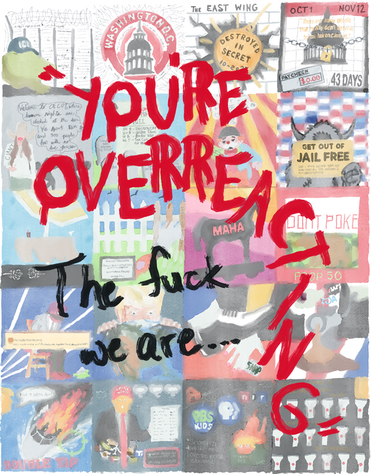 'You're Overreacting': A 2025 Events Quilt Made in Pure Fucking Exhaustion