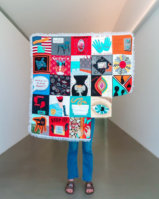 Unforgotten: Pictorial Grief Quilt for Sexual Assault Survivors